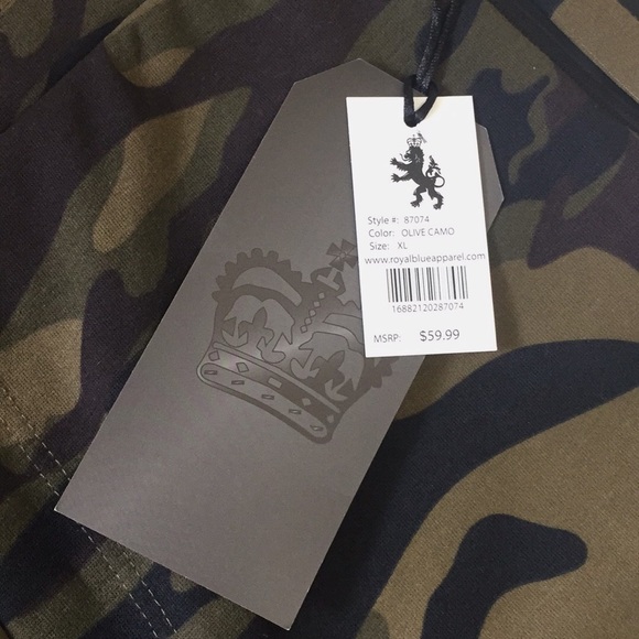 NWT Royal Blue Apparel Jogger in Olive Camo - Picture 8 of 16